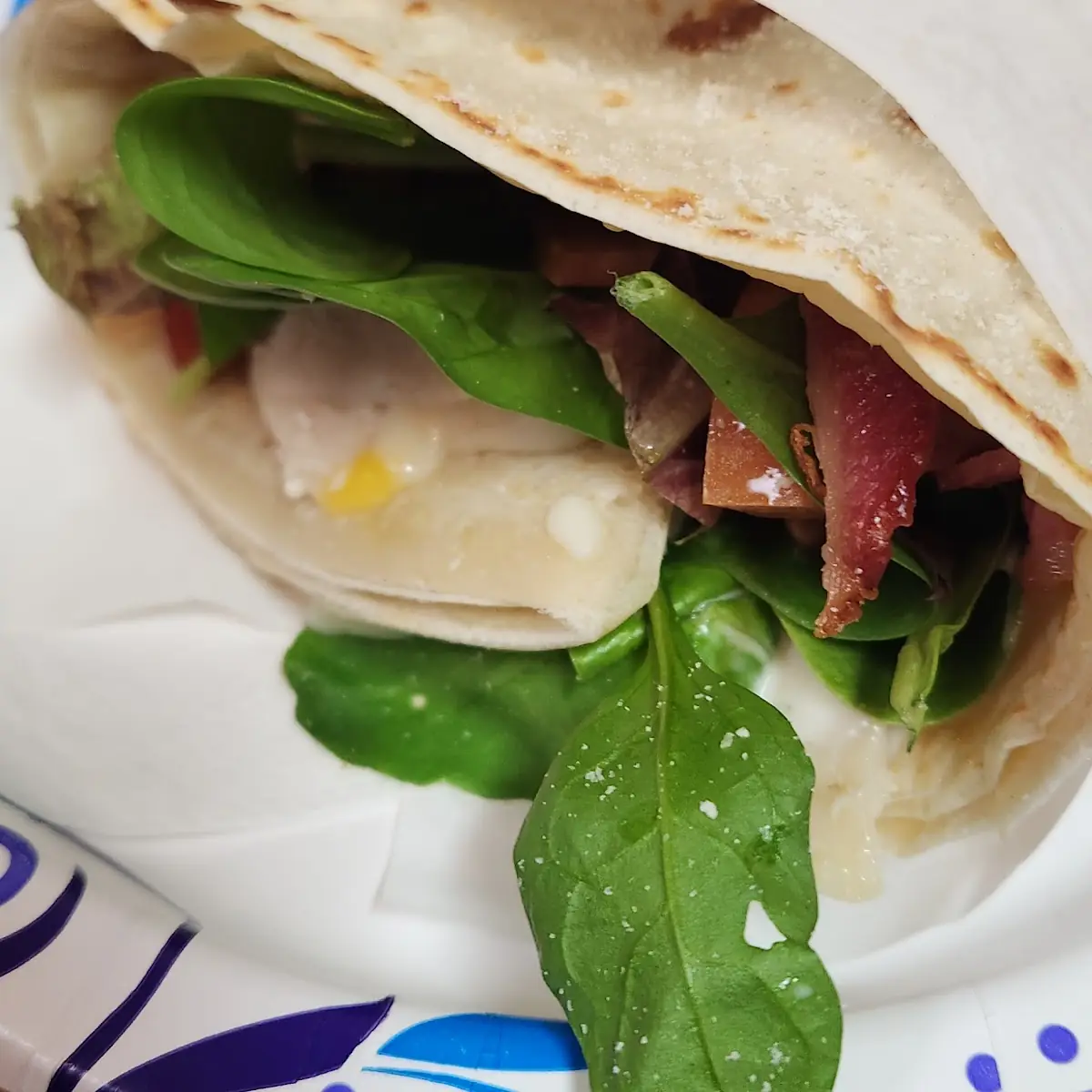 Chicken Bacon Ranch Crepe