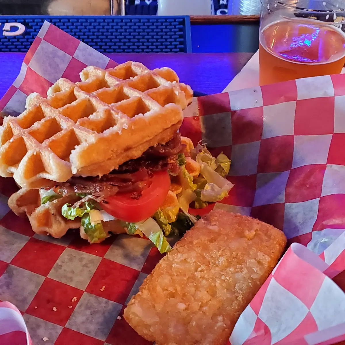 Waffle Chicken Sandwich