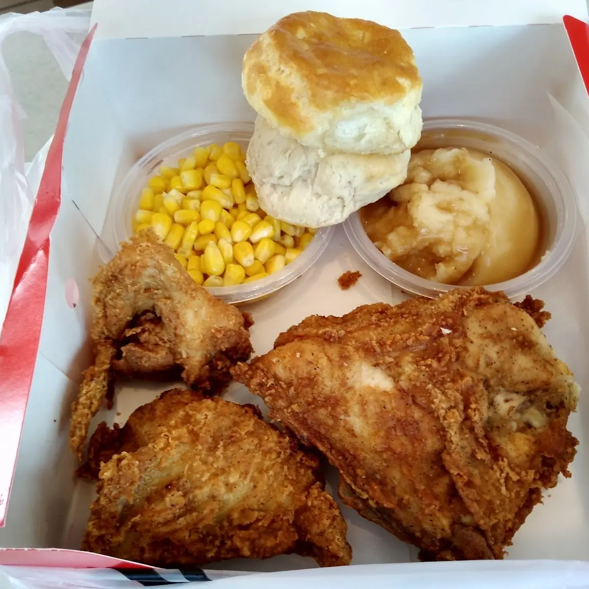 3 Piece Meal w Corn Mashed Potatoes & Gravy