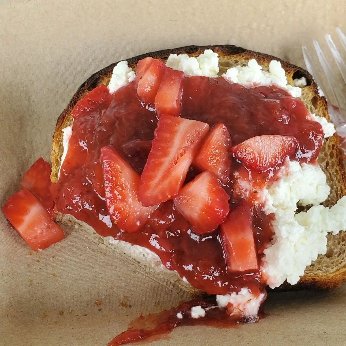 Toast with Cream Cheese