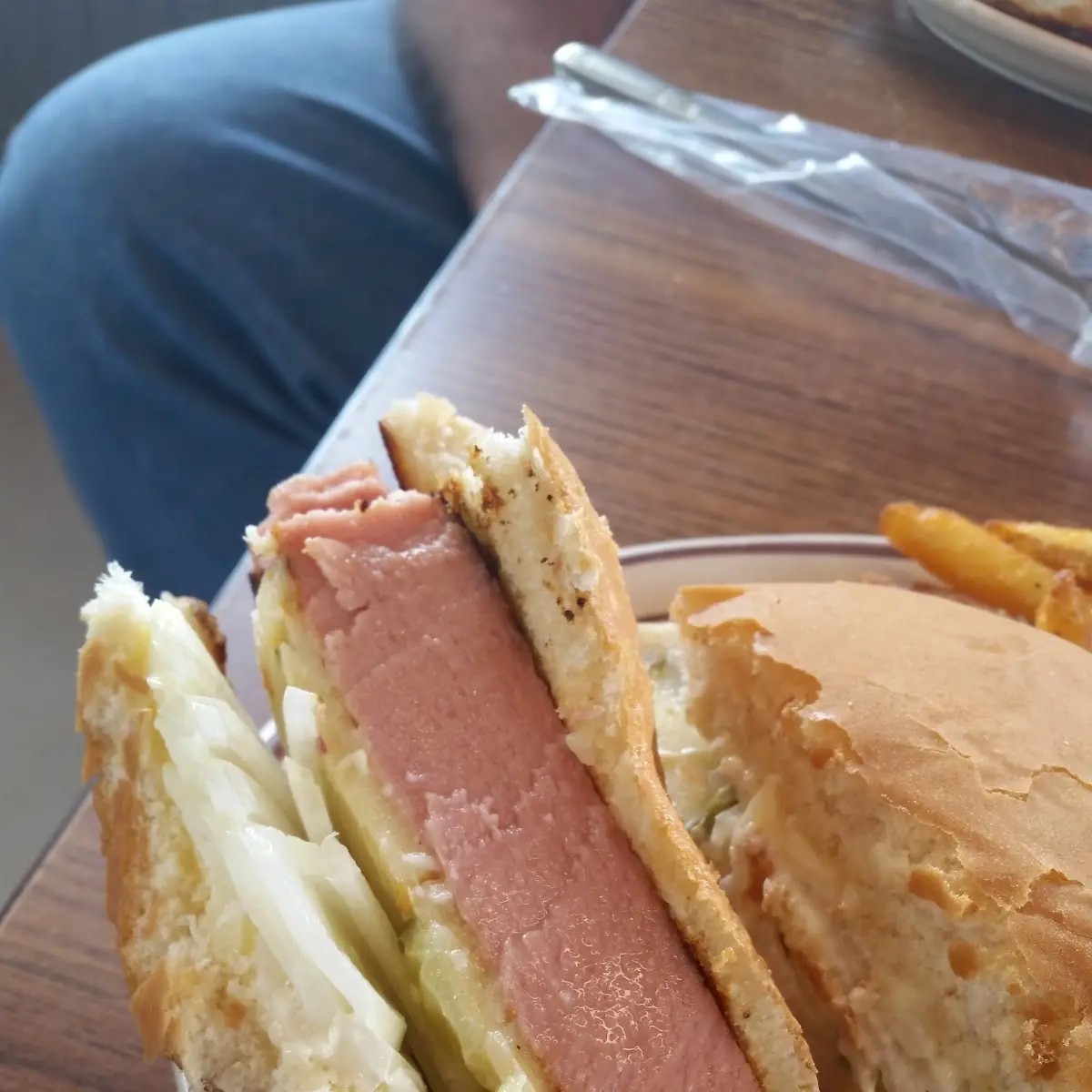 Fried Bologna Sandwich