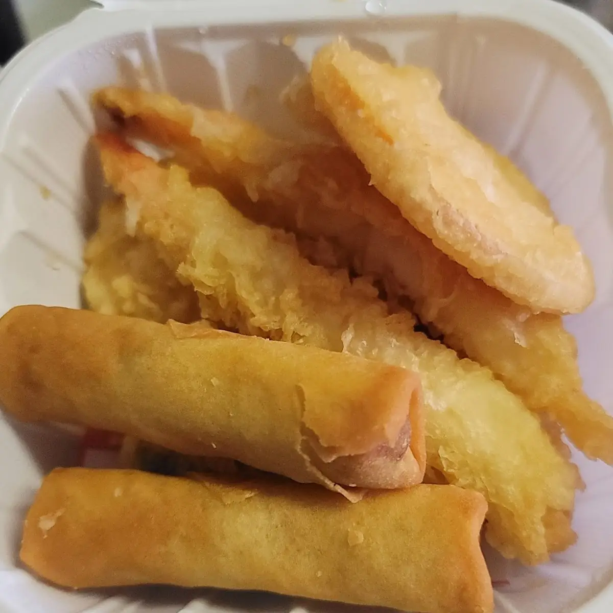 Tempura & Spring Roll in Beef Teriyaki Dinner Box, Sushi Box