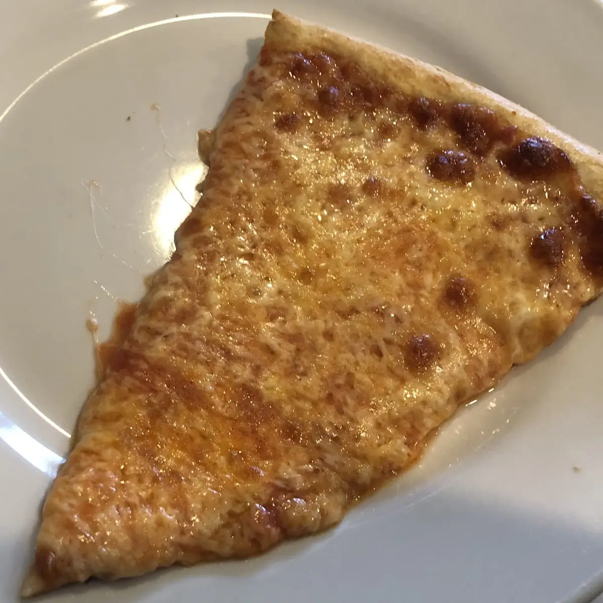 Plain Cheese Pizza Slice