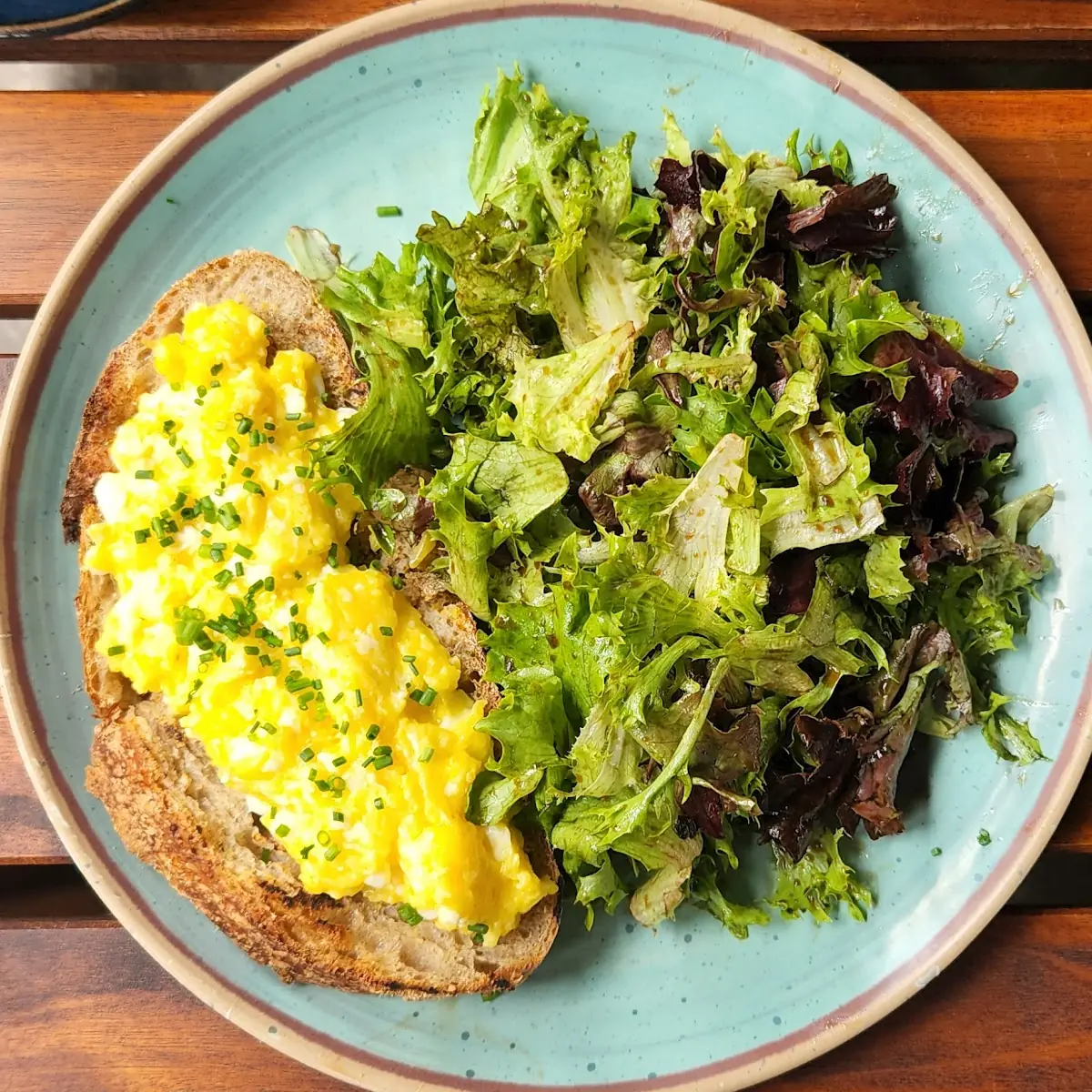 Soft-Scrambled Egg Tartine