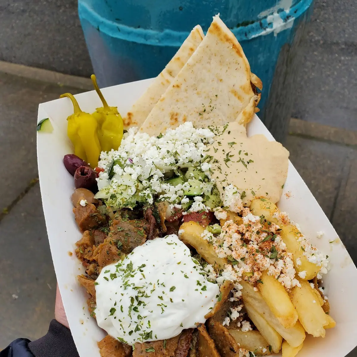 Lamb Gyro Plate
