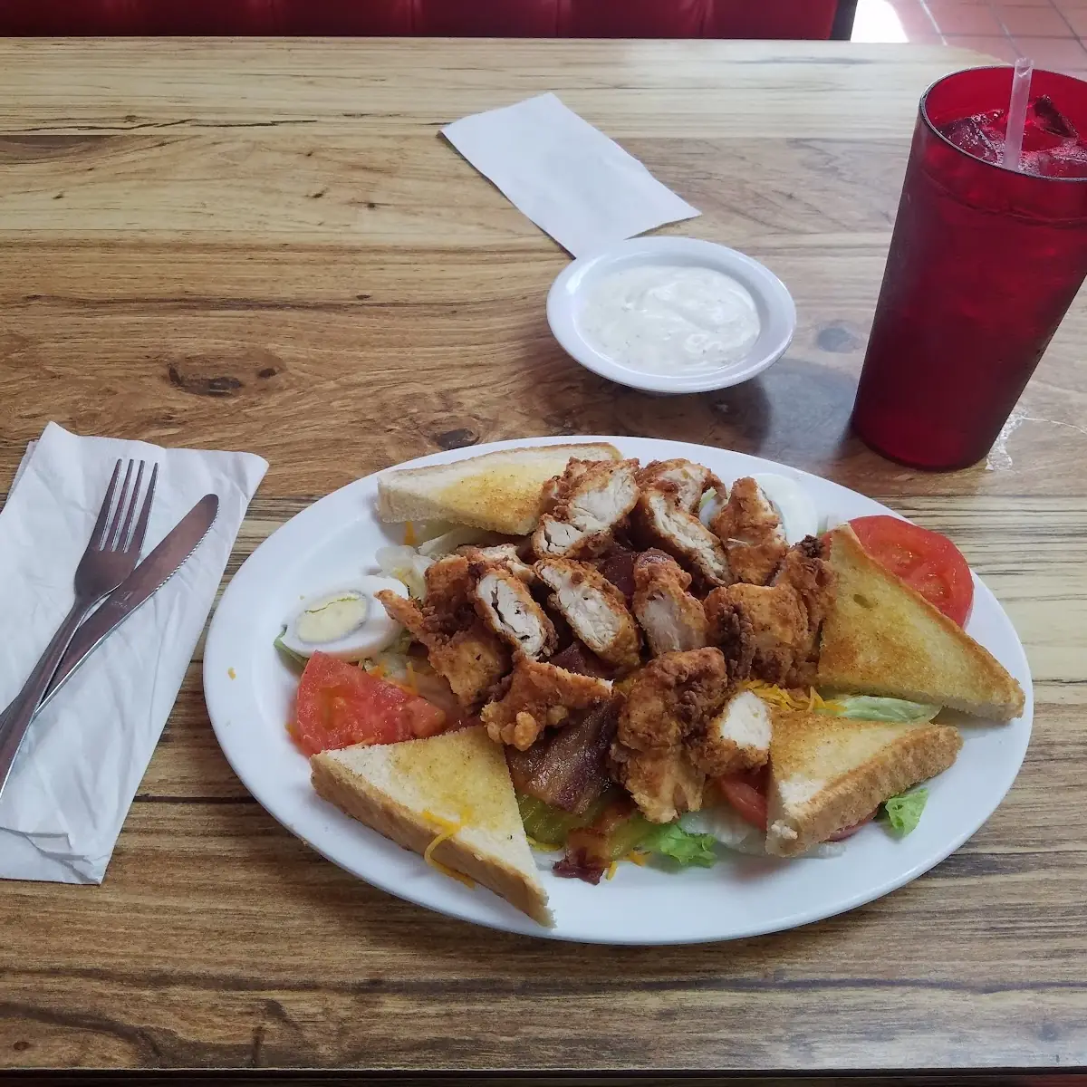 Crispy Chicken Salad