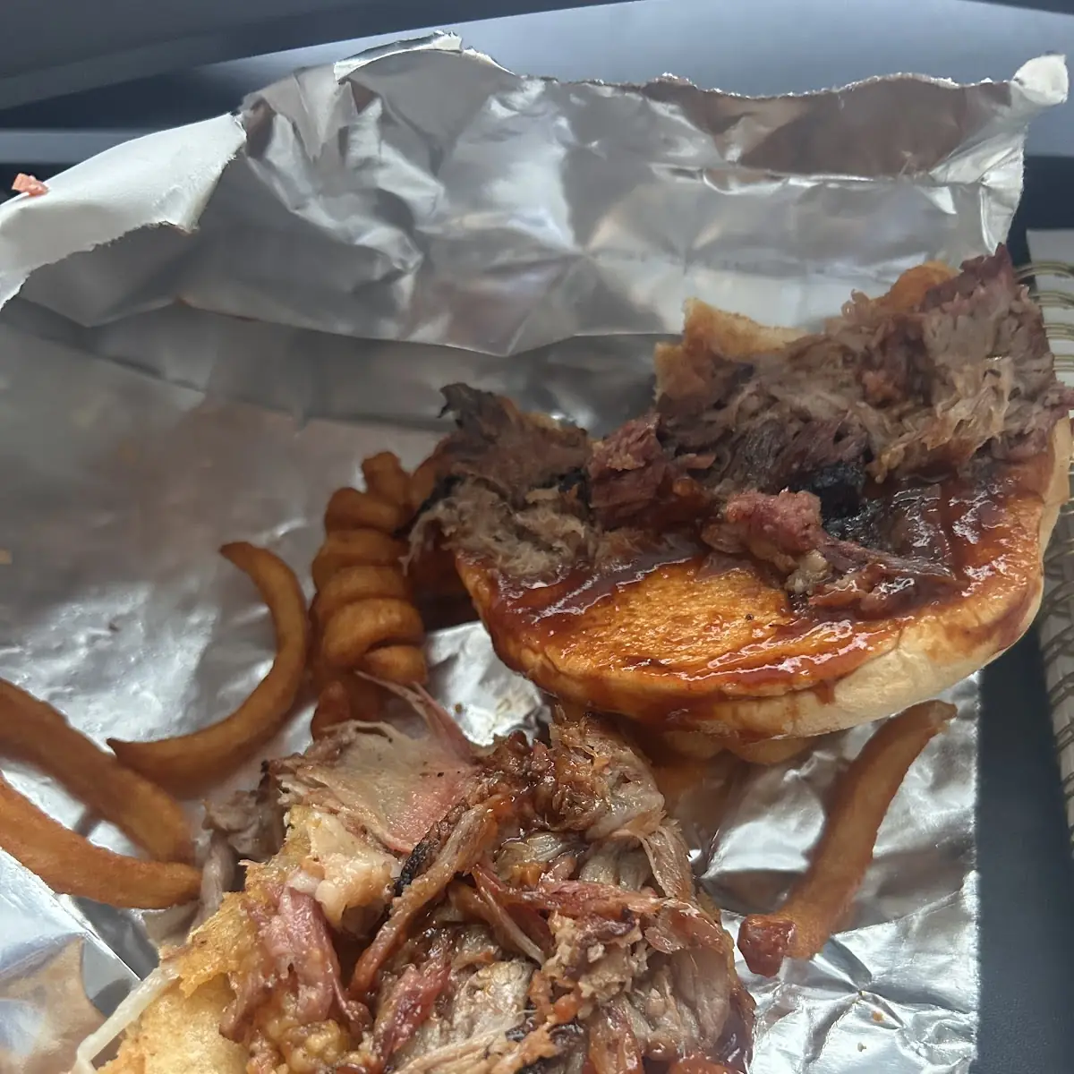 Quarter Pound Chopped Brisket Sandwich