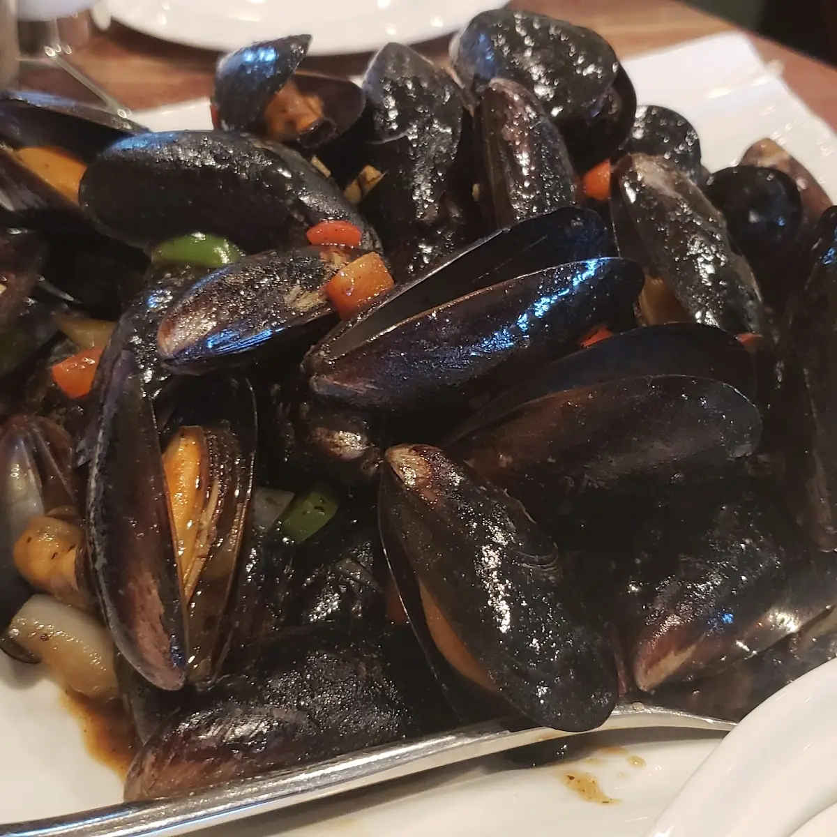 Mussels in Black Bean Sauce