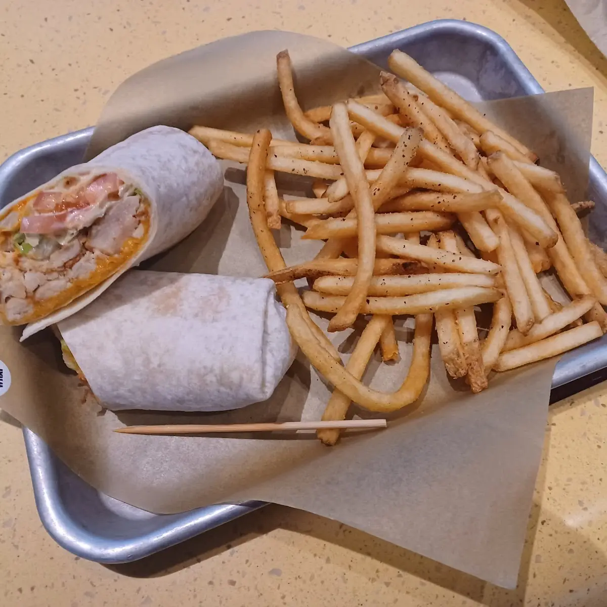 Buffalo Chicken Strip Wrap
