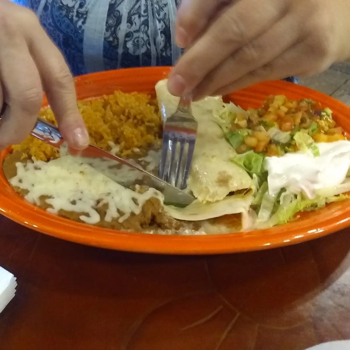 5. Cheese Burrito, Bean Enchilada, & Chalupa