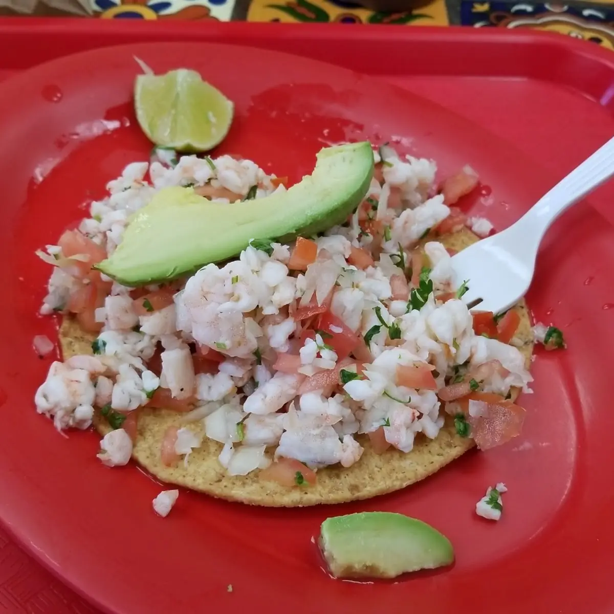 Ceviche Tostada