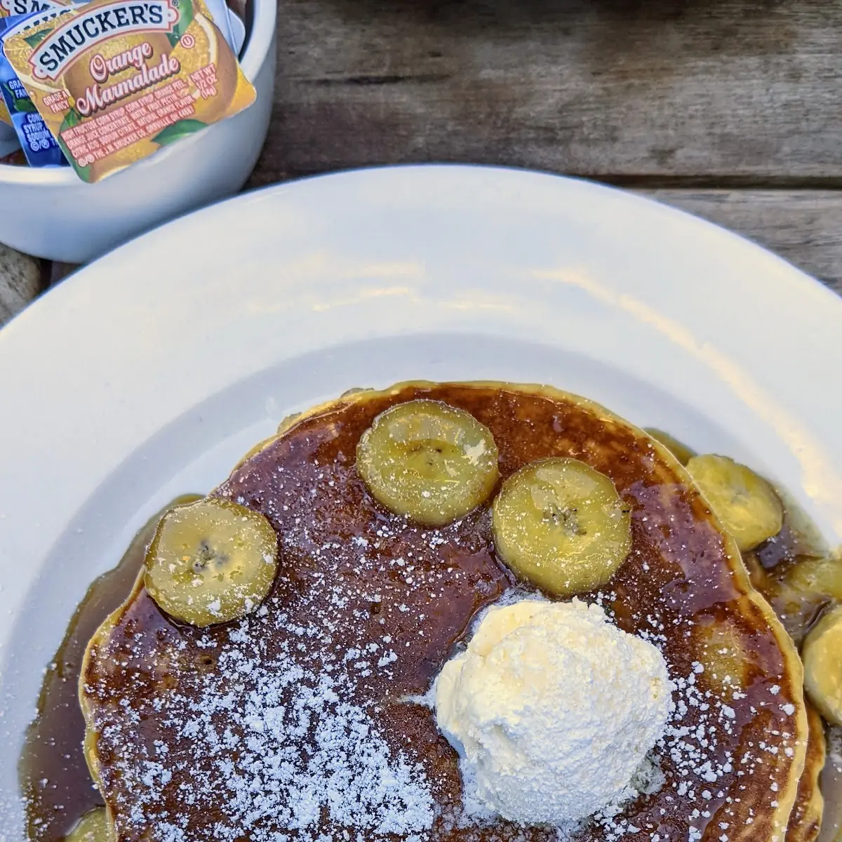 Sauteed Banana Pancakes