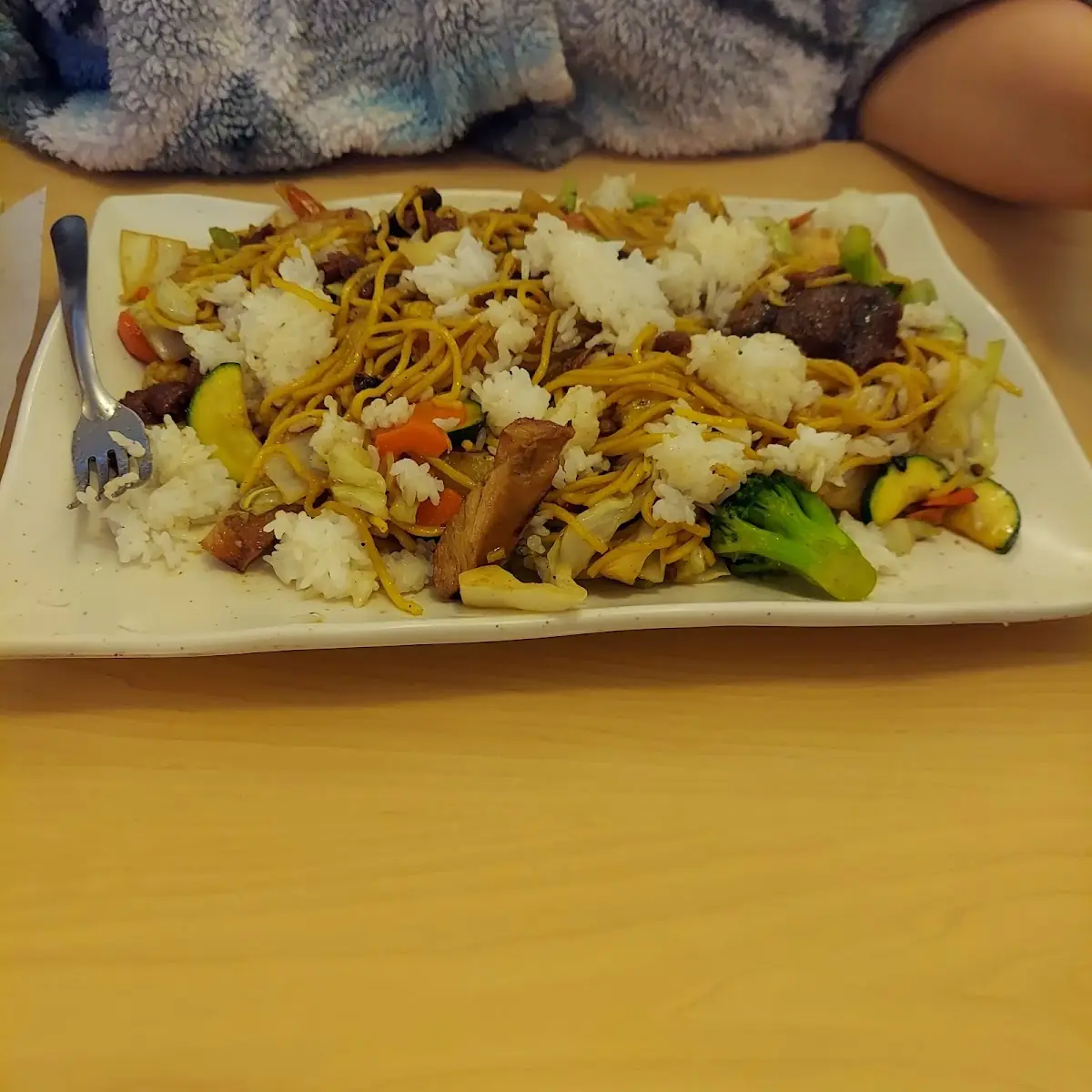 Steamed Rice Chow Mein