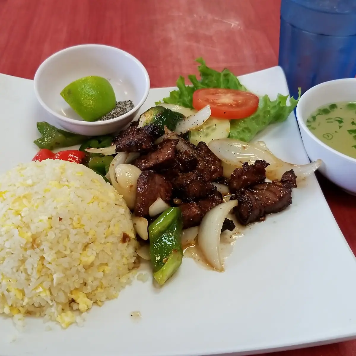 Shaking Beef Fried Rice