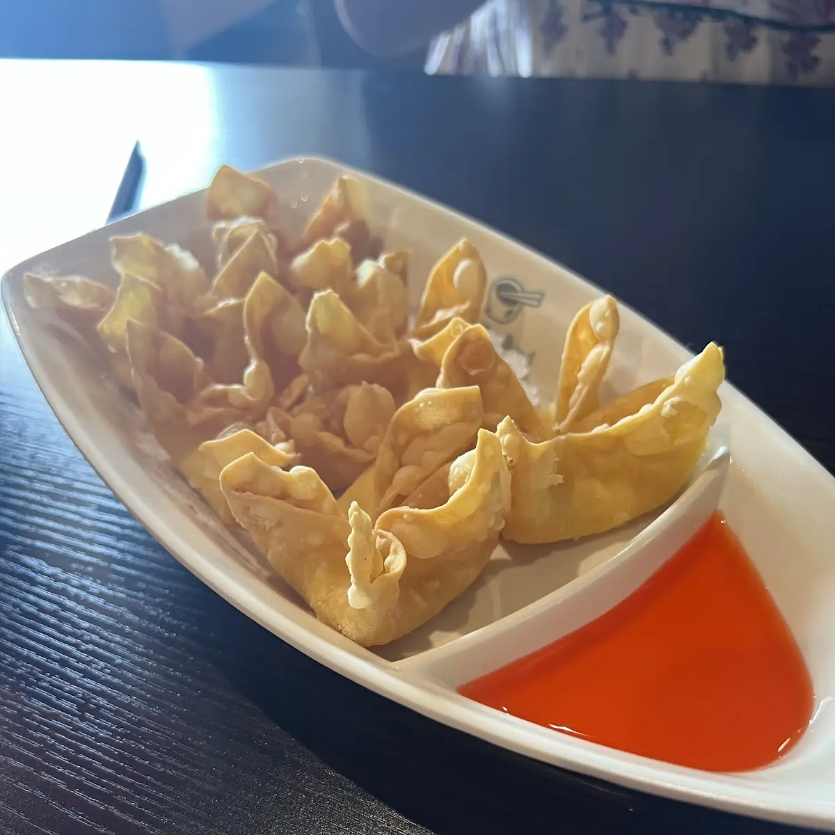 Pan Fried Dumplings and Crab Rangoon