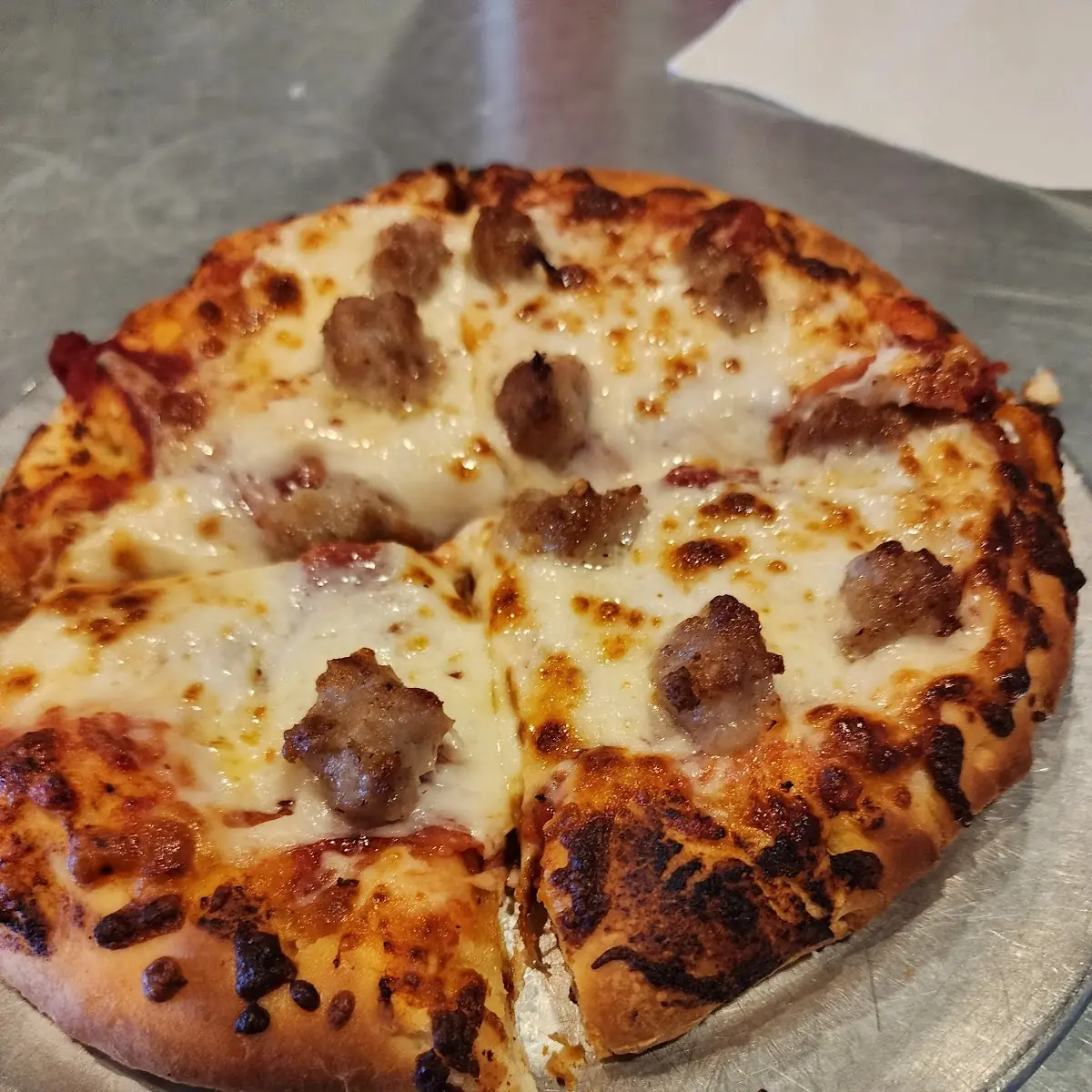 Pepperoni and Sausage Pizza