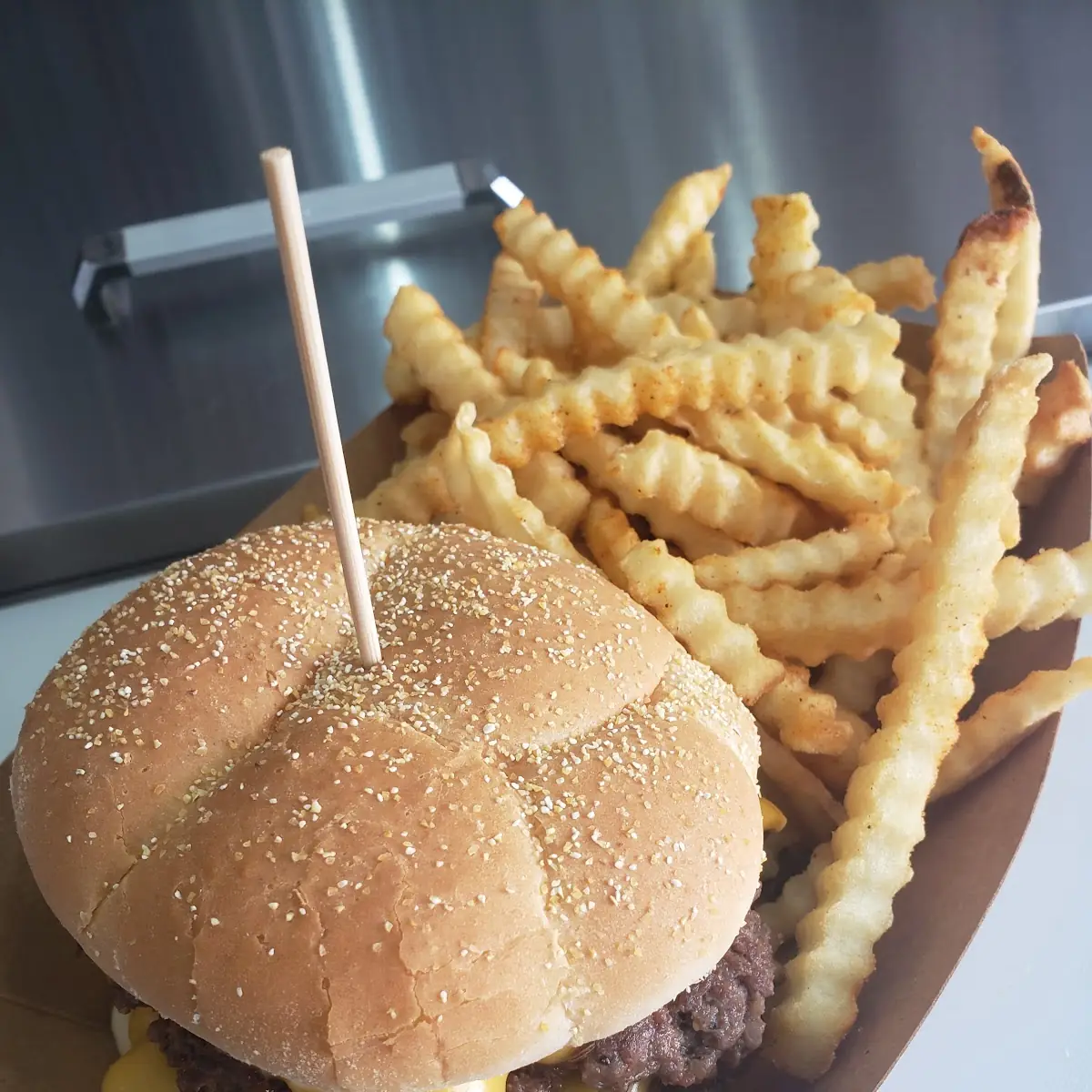 Cheeseburger and Fries