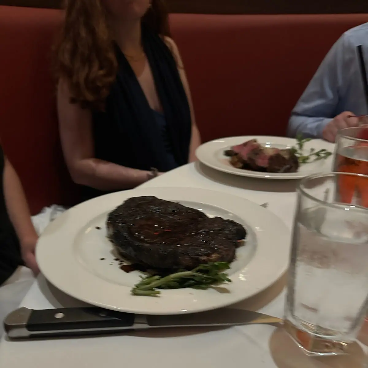 Seared Ribeye Steak with Greens