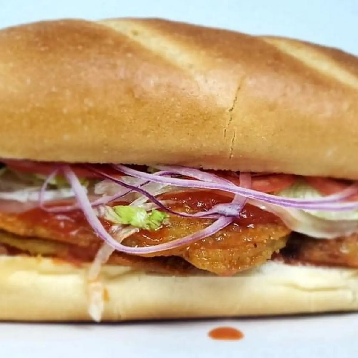 Eggplant Parmesan Sandwich