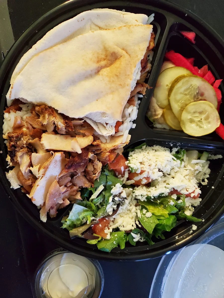 Shawarma Plate with Chicken, Mezza Lebanese Kitchen