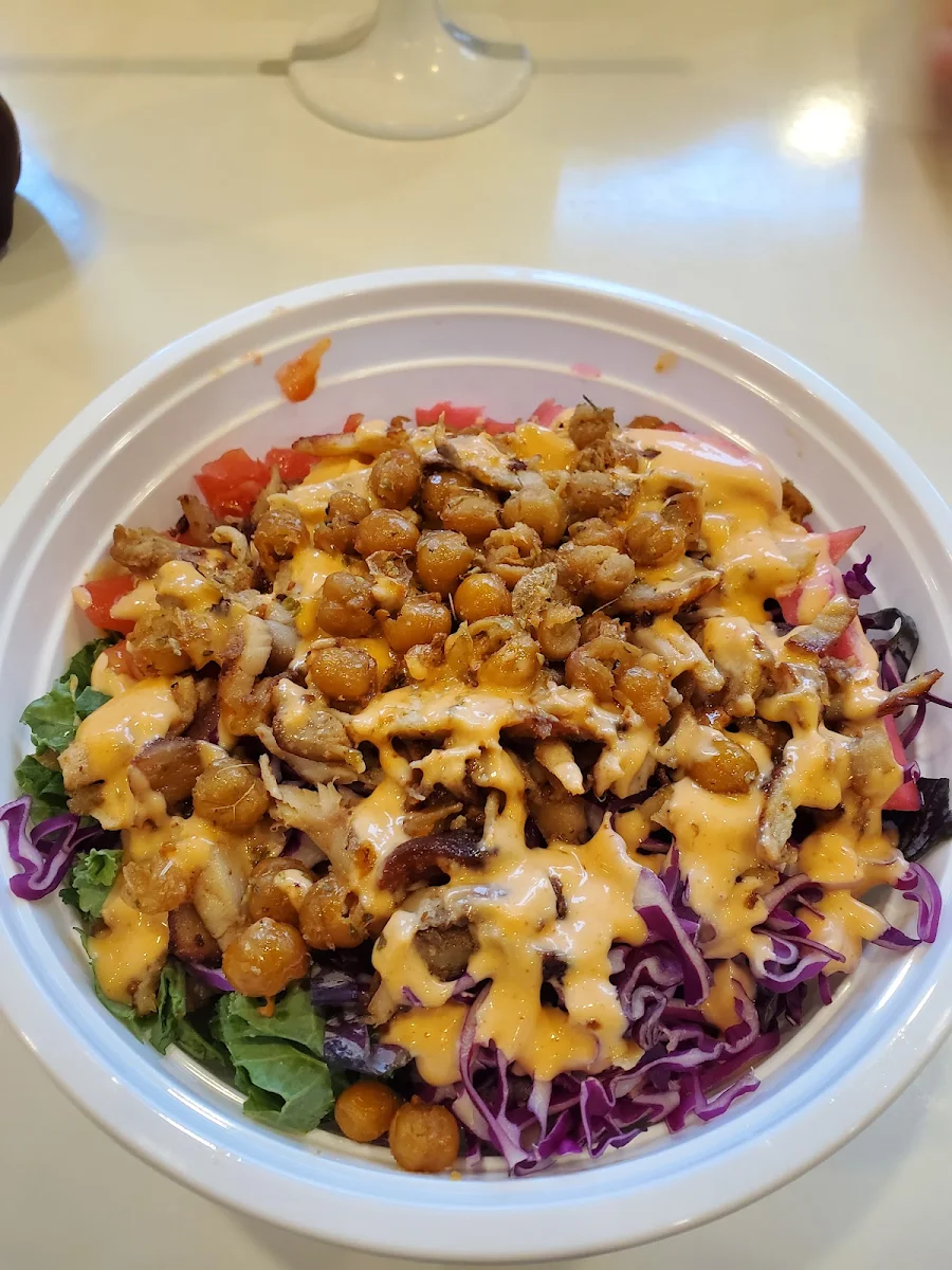 Sriracha Protein Bowl, Mezza Lebanese Kitchen