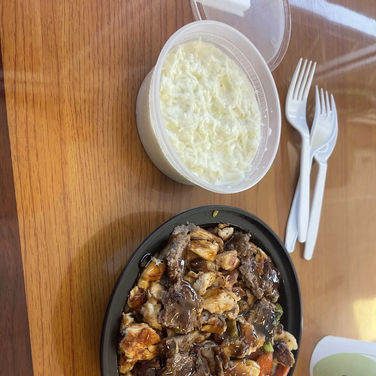 Chicken and Beef Teriyaki