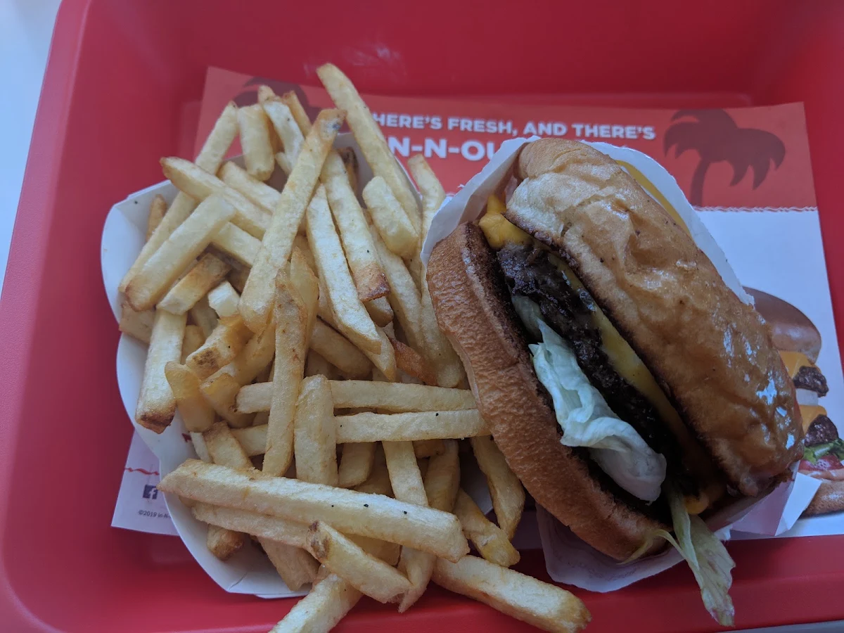 Double Cheeseburger and Fries