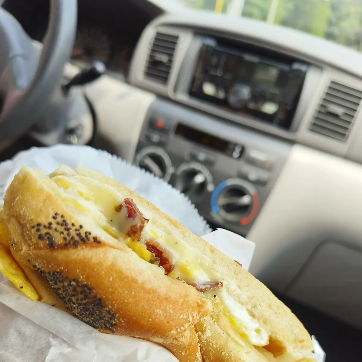 Bacon Egg Cheese Bagel with Cream Cheese