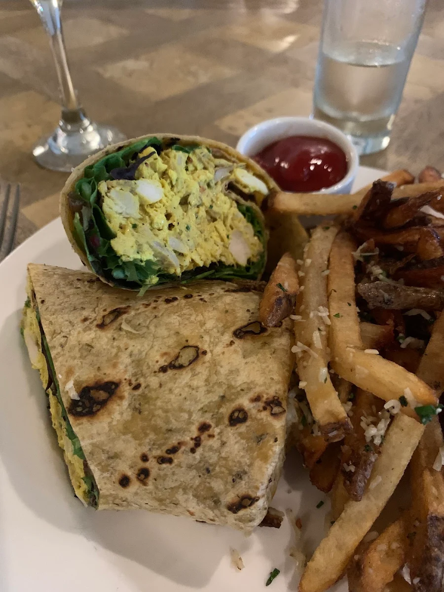 Chicken Curry Salad Wrap