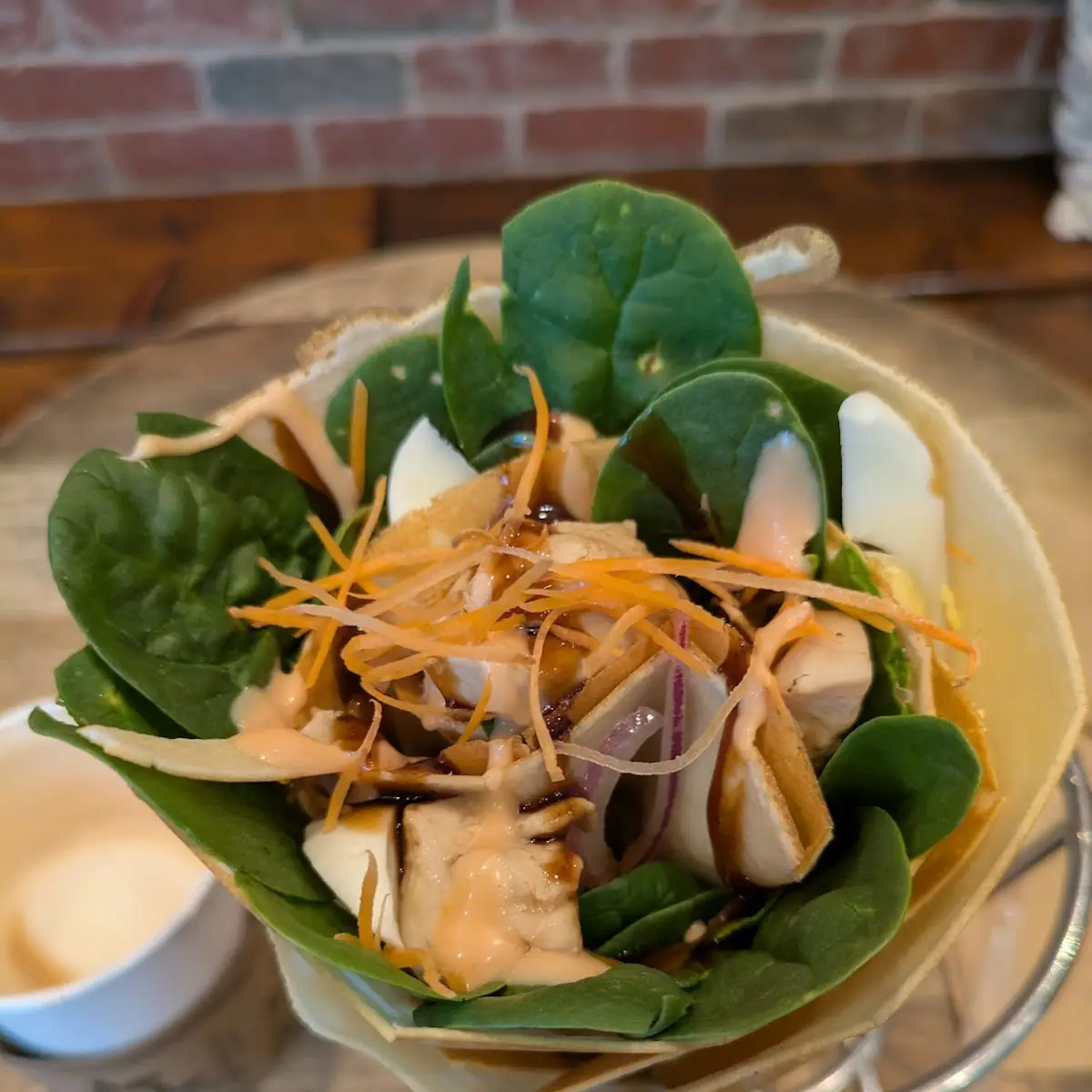 Avocado Treat Salad Crepe