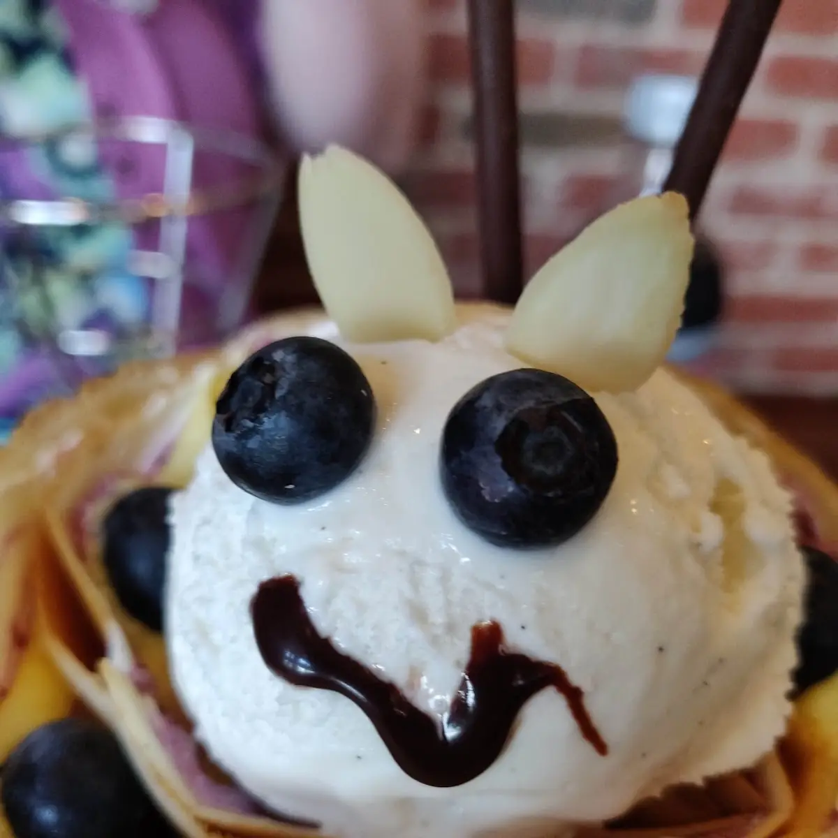 Blueberry Cheese Crepe