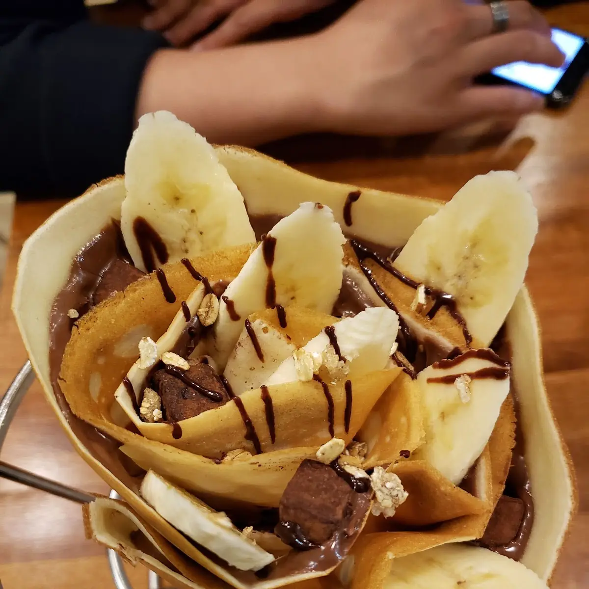 Nutella Banana Crepe
