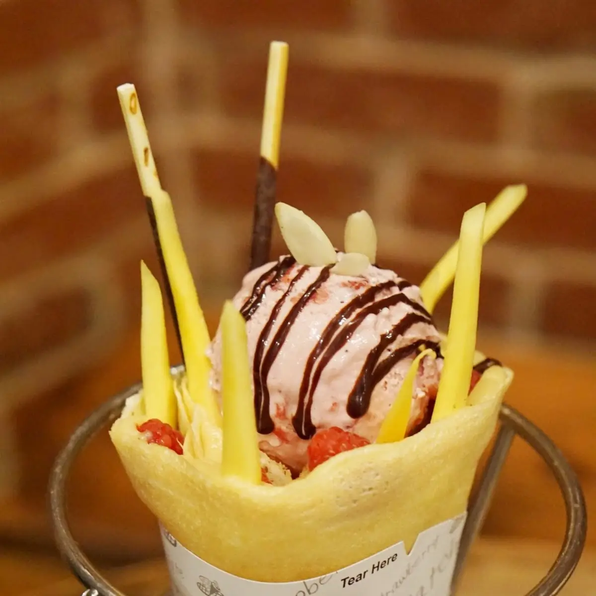 Strawberry Banana Crepe