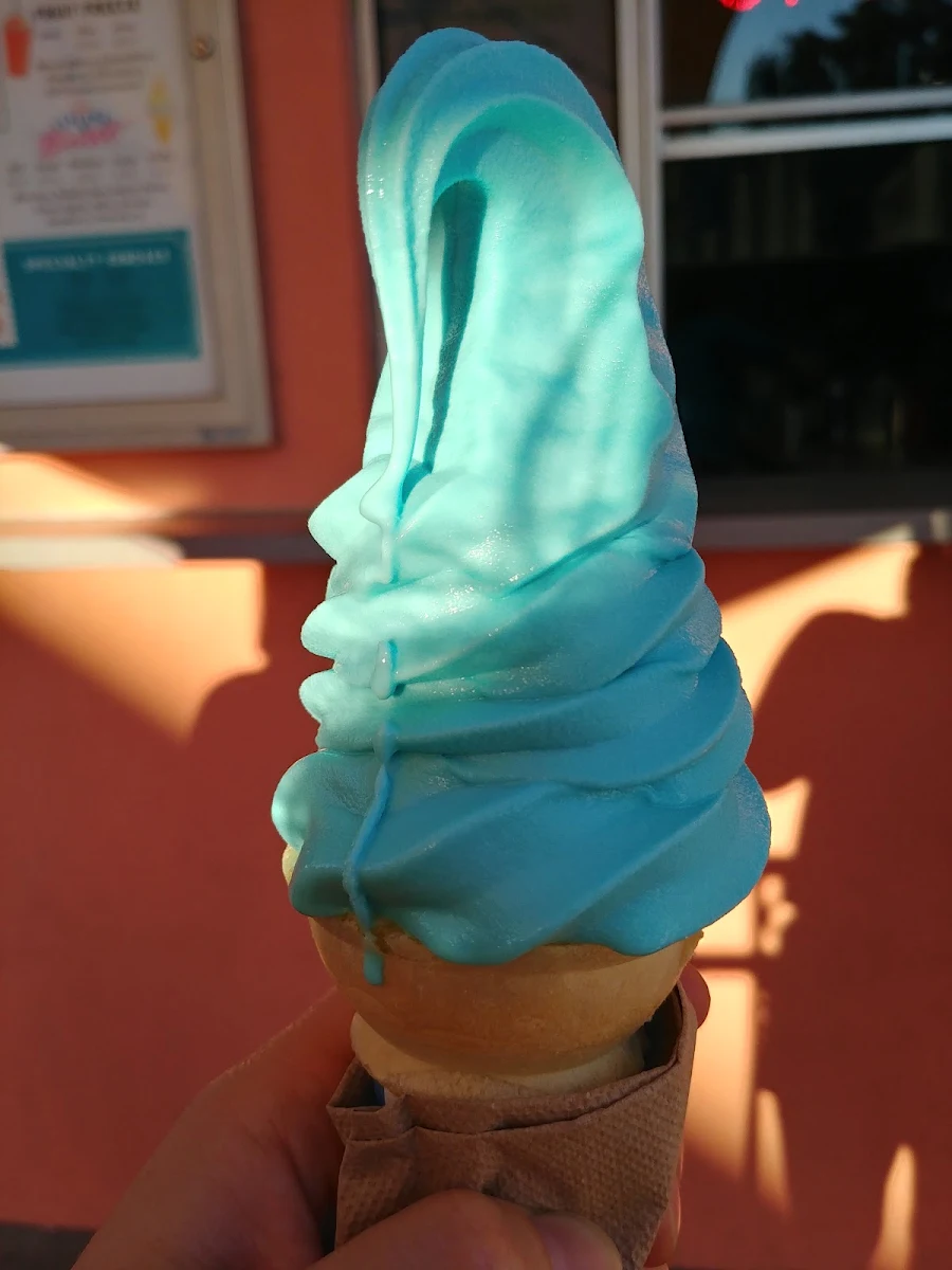 Blueberry Soft Serve