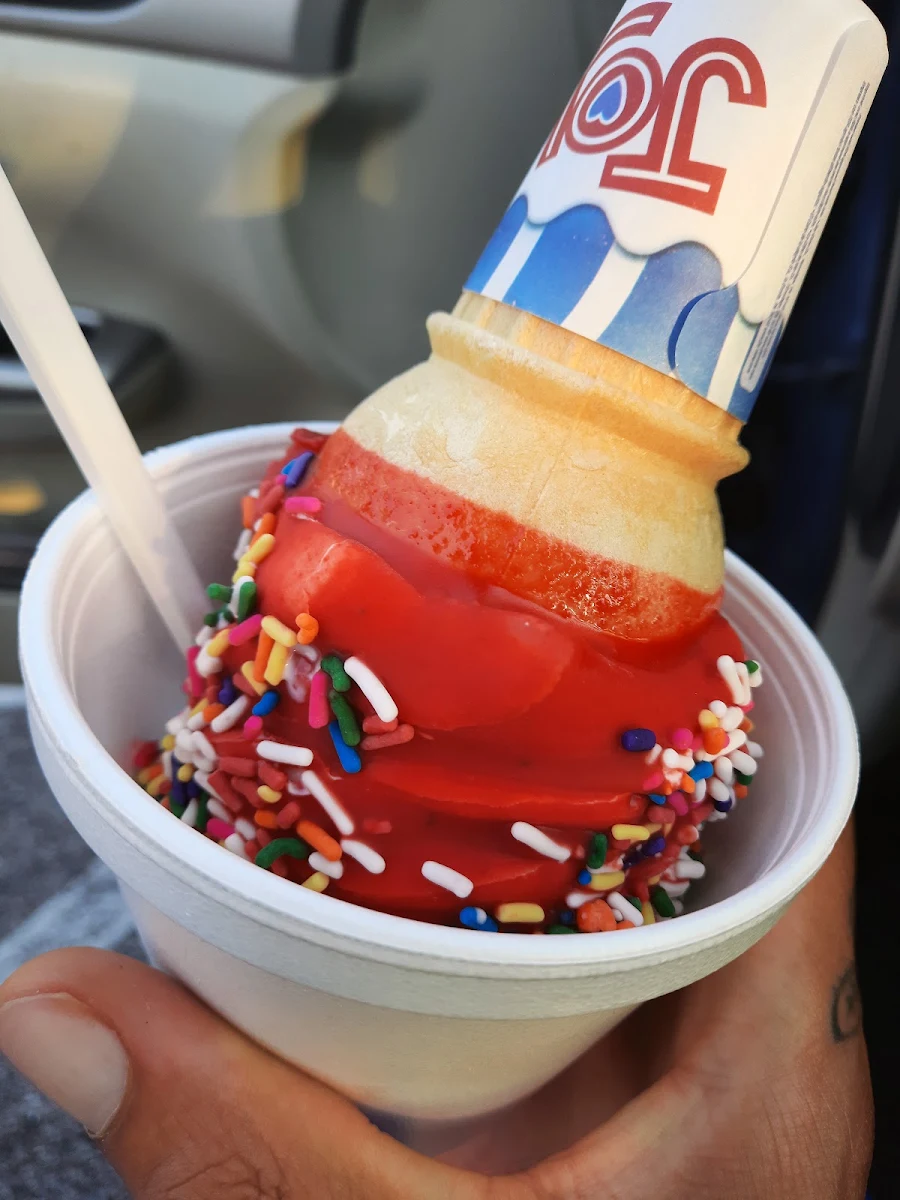 Cherry Dipped Vanilla Cone