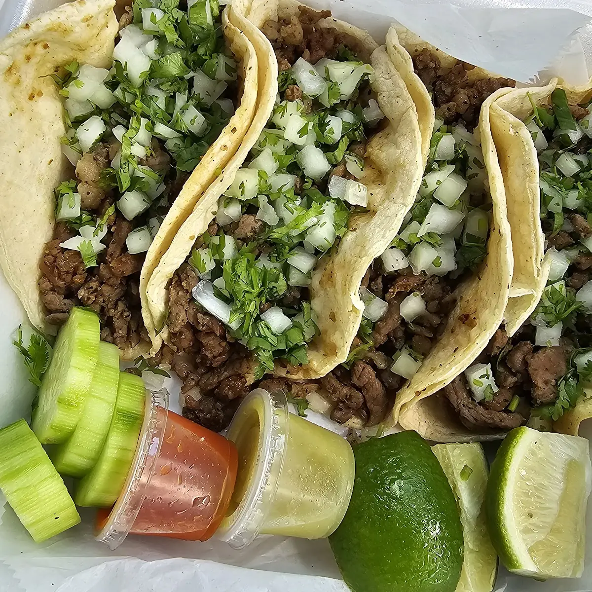 Beef Head and Asada Taco