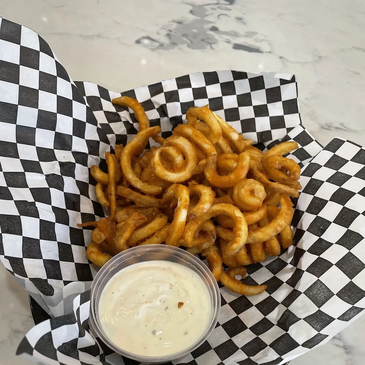 Curly Cheese Fries