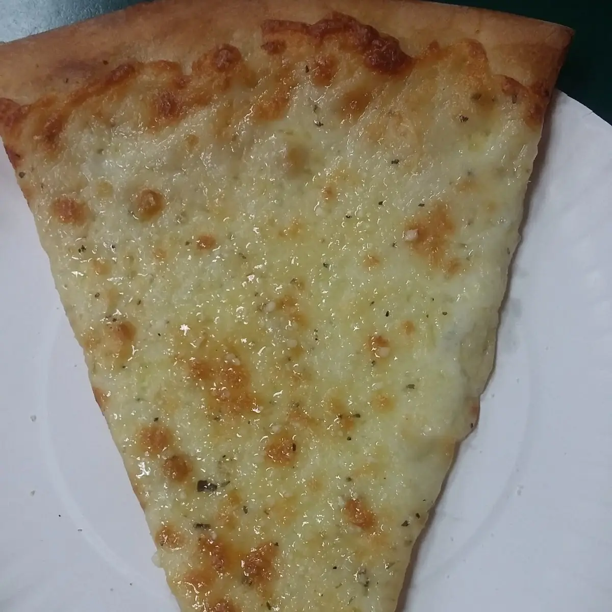 Cheese and Garlic Pizza Slice