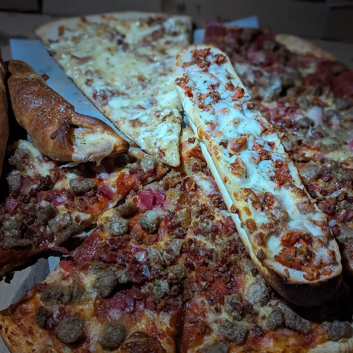 Stuffed Meat Pizza