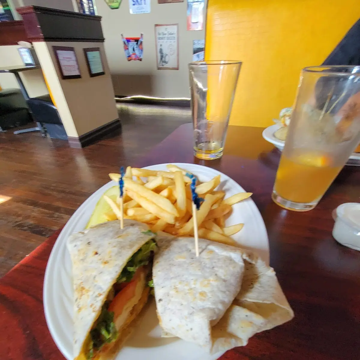 Ordered Buffalo Chicken Wrap