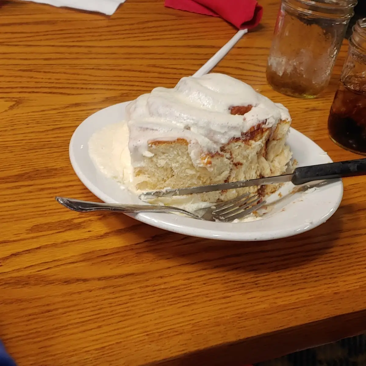 The Shed's Famous Cinnamon Roll