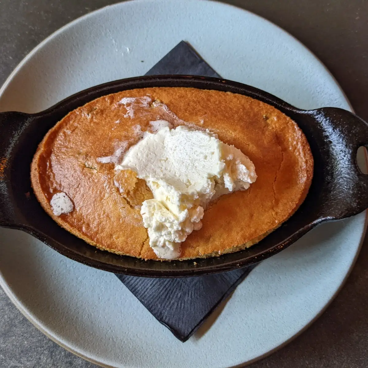 Cast Iron Scallion Cornbread