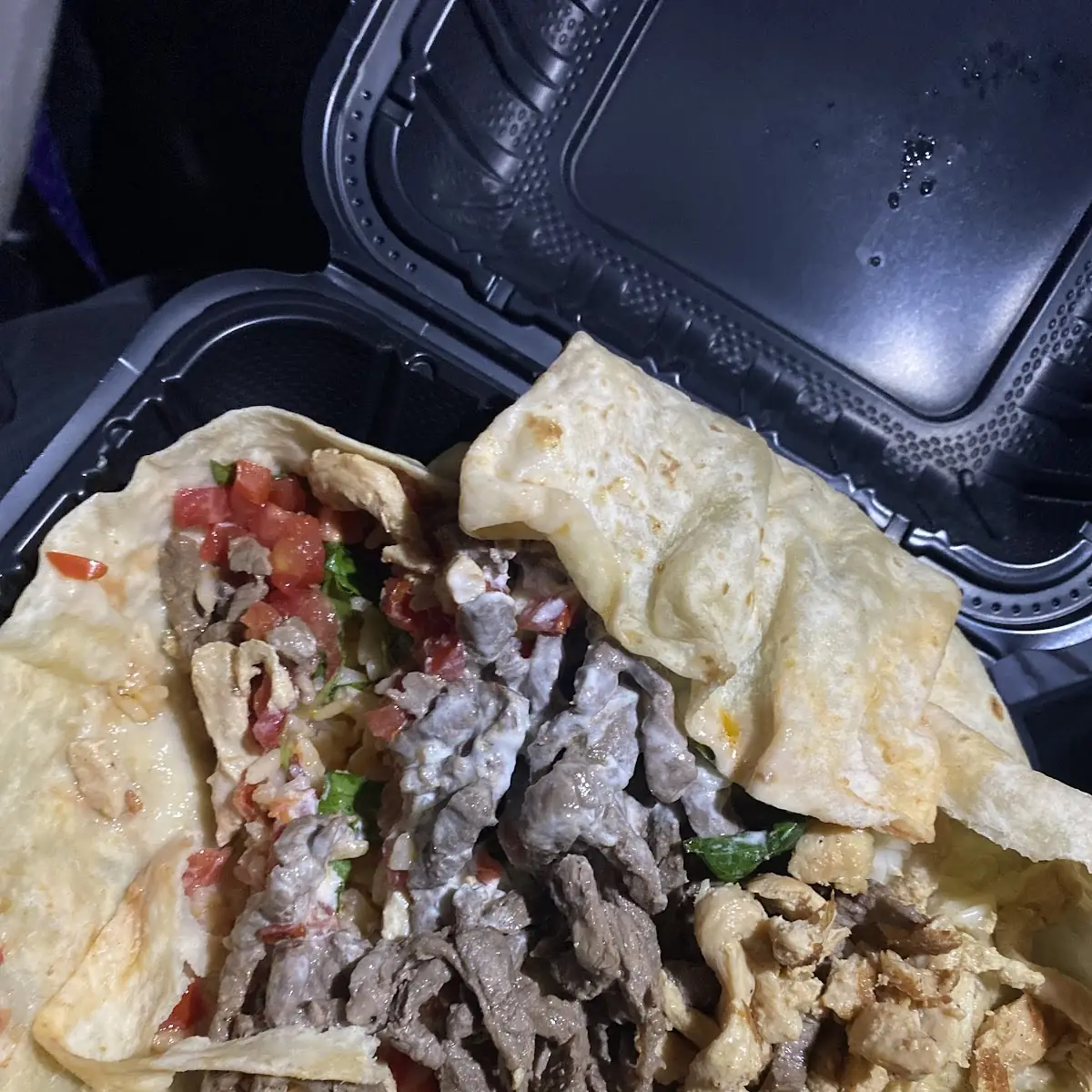 Beef Chicken Burrito