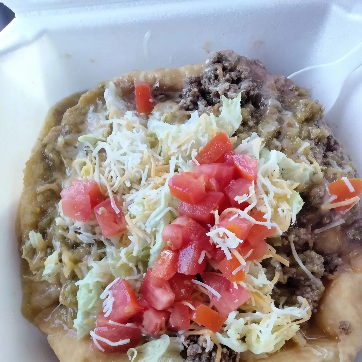 Ground Beef Indian Taco