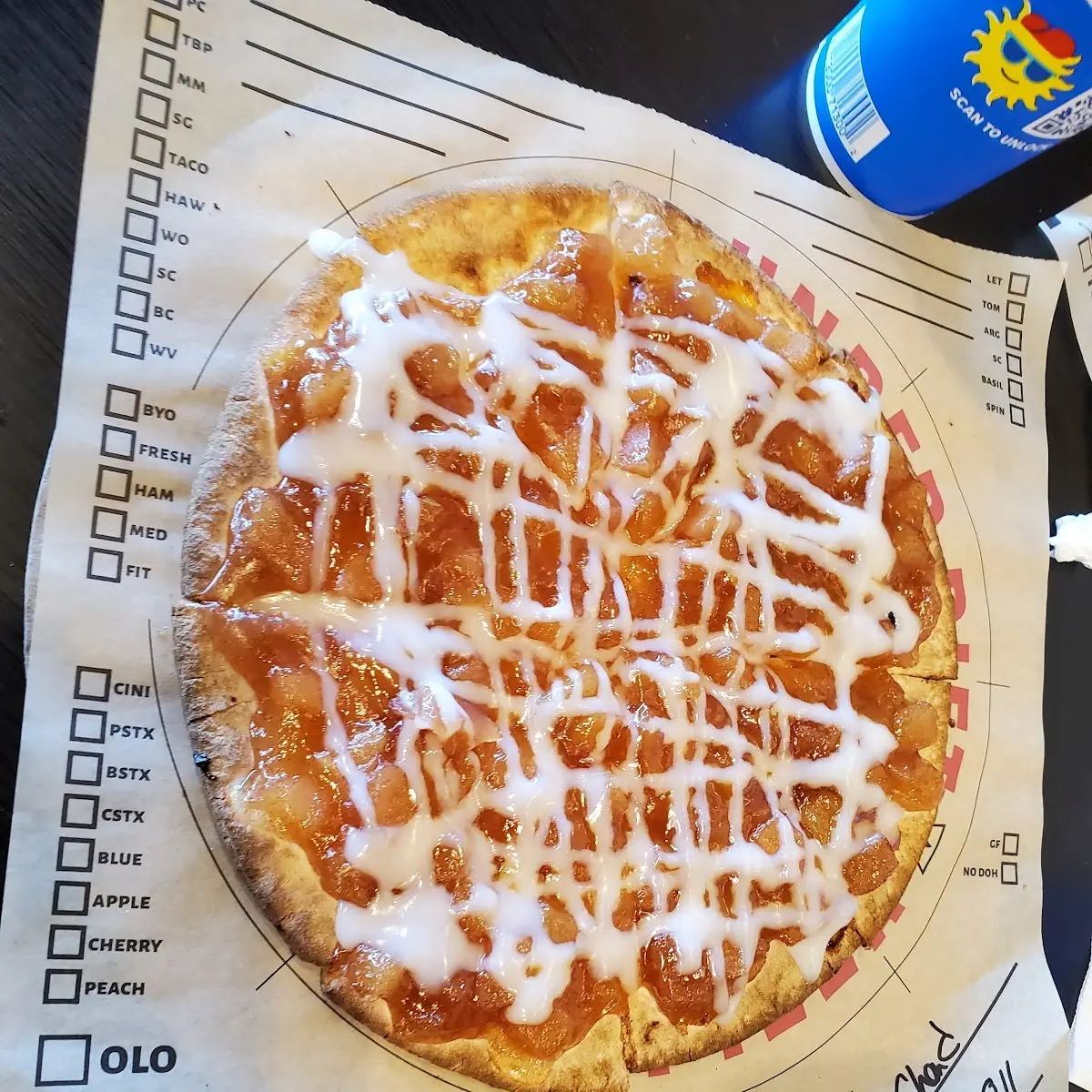 Apple Dessert Pizza
