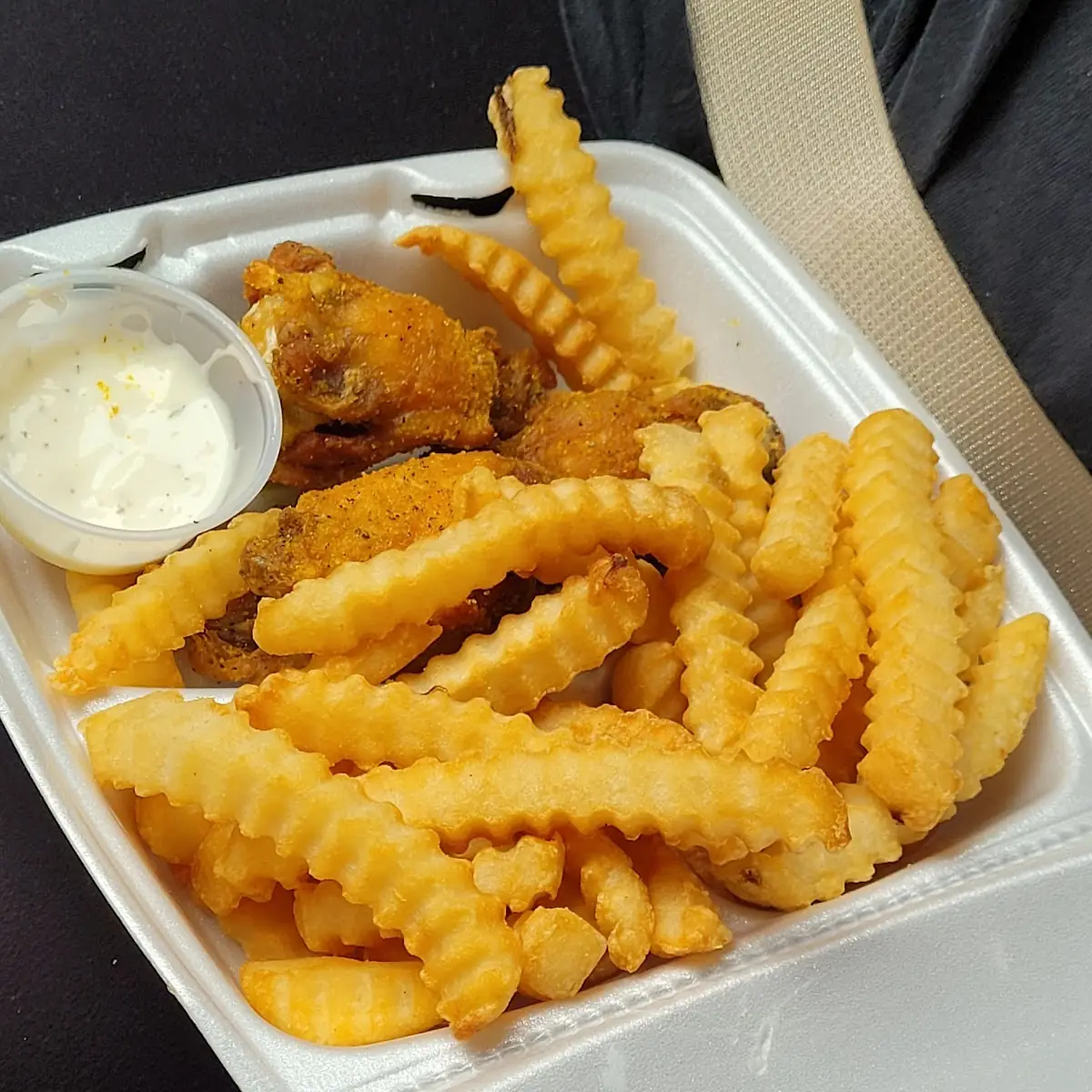 Lemon Lime Pepper Crinkle Fries