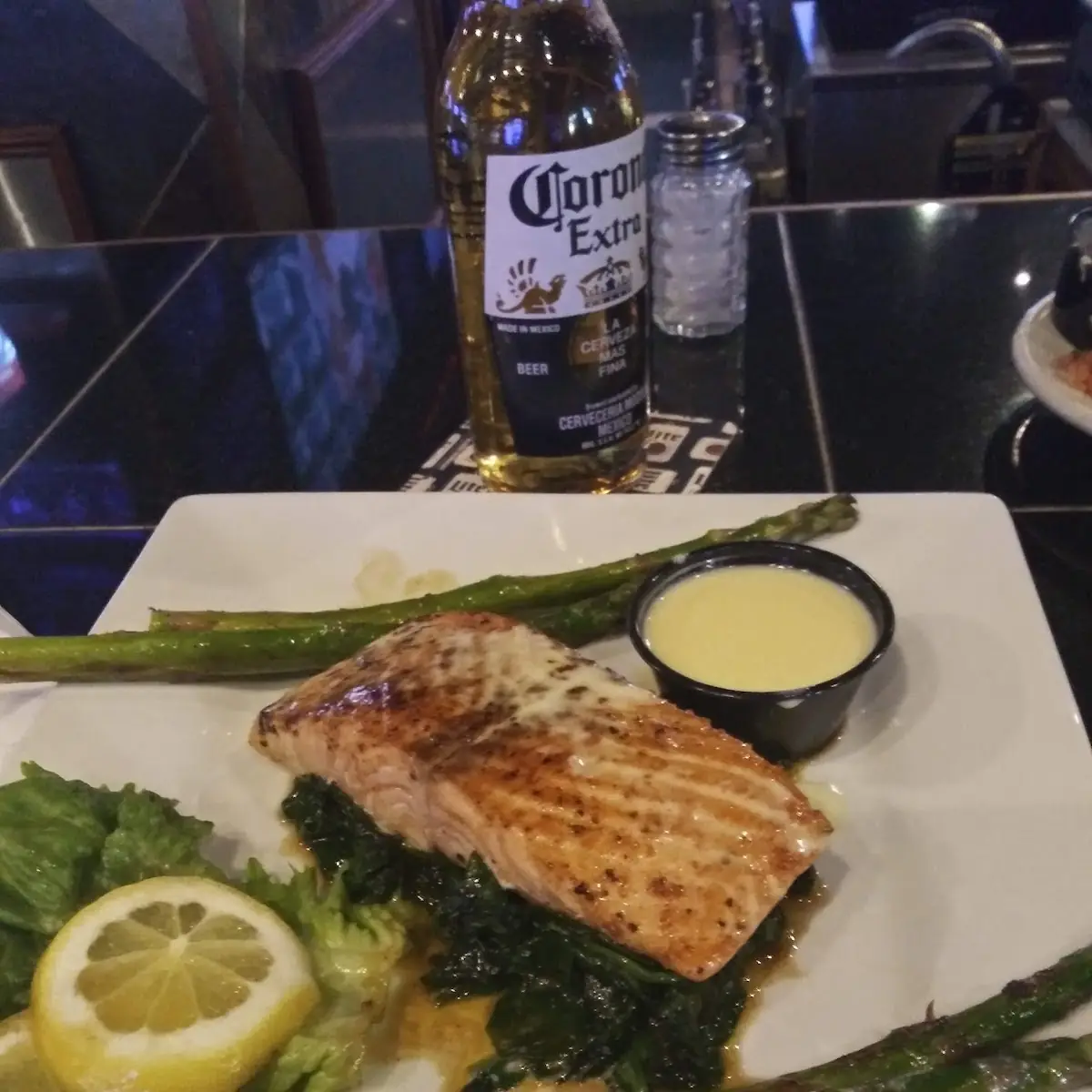 Skyys Bday Dish Grilled Salmon