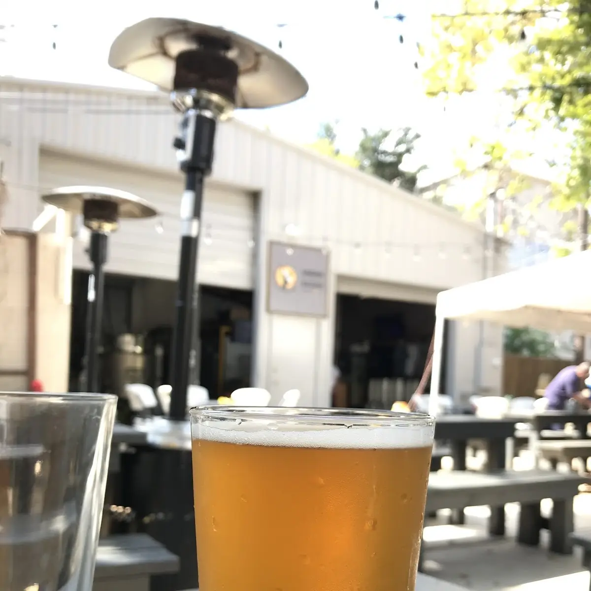 Craft Beer on Patio Table