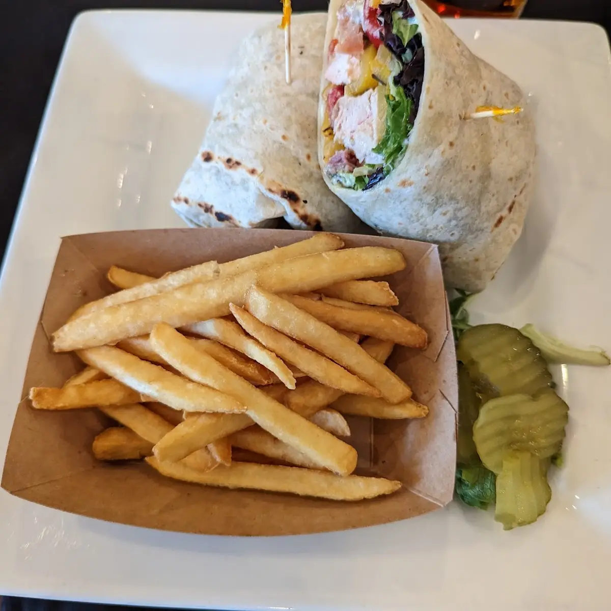 Tuscan Chicken Wrap