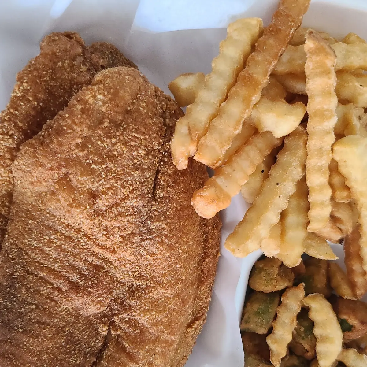 Fried Tilapia Dinner